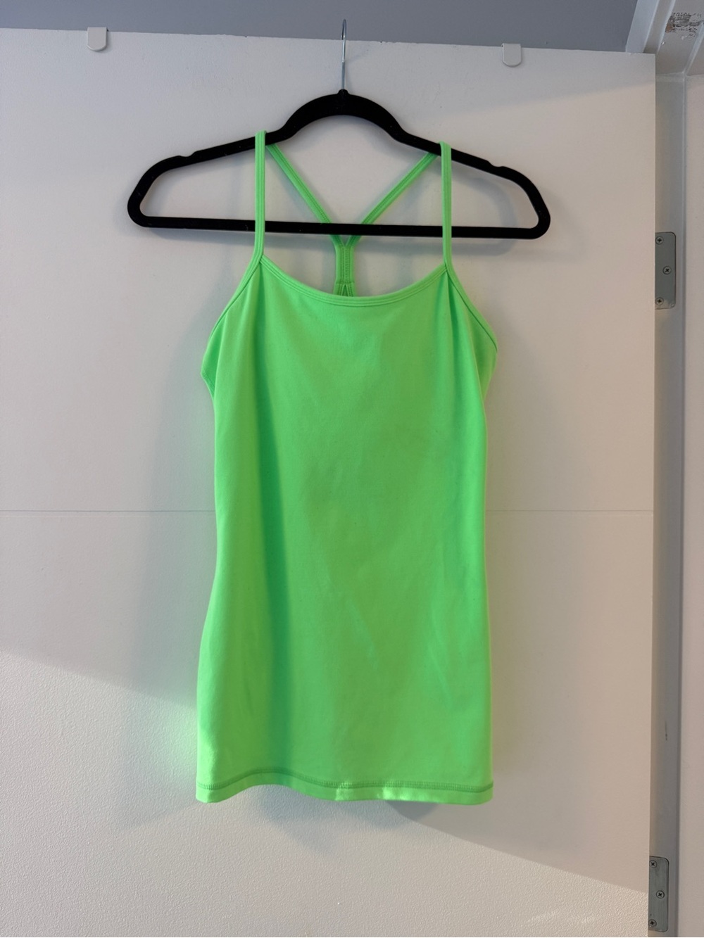 Lululemon Neon Green Racerback Tank Size 6